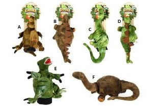 Obrázek z Maňásek dinosaurus plyš 30cm, 6druhů 